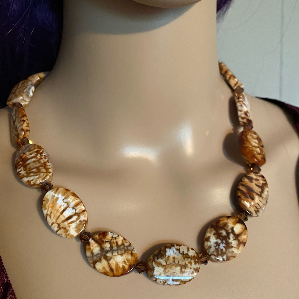 SNAKESKIN JASPER JEWELRY SET